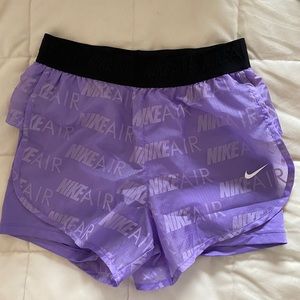 Nike Air shorts with underlayer